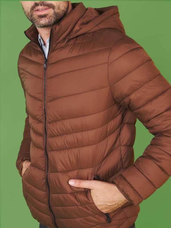 Chamarra impermeable, modelo cobre, para caballero