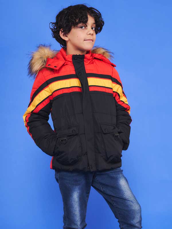 Chamarra retro colores vivos para niño