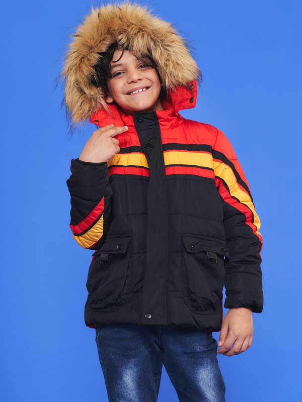 Chamarra retro colores vivos para niño