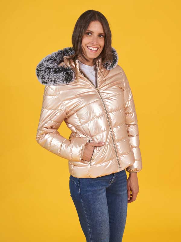 Chamarra impermeable de dama, varios colores, gorr